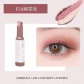 Double Color Eyeshadow Stick Gradient Shimmer Cream Pen Eye Makeup Cosmetic Eyeshadow Stick Korean Makeup. 