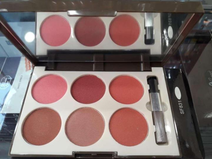 Face Blush On Kit 6 Colors