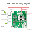 4S 14.6V 6A BMS Lifepo4 Lithium Battery Protection Board Protection Board Enhance/Balance Charging Module for Electric Tool Circuit Board. 