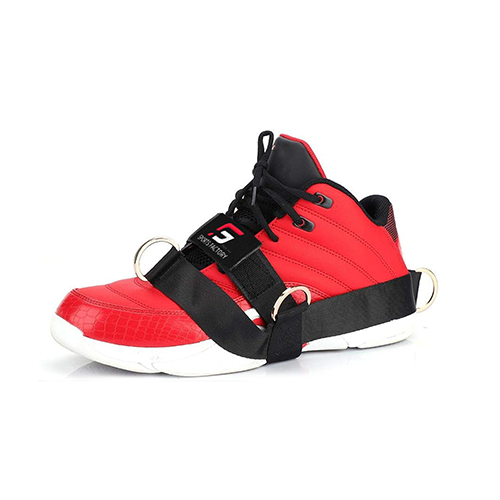 Sports Factory 2 PCS Fitness Attachment Ankle Straps Glute Kickback Leg Exercise Abductors Resistance for Cable Machines Shoe Cover Pull Belt with 4 Connection Points