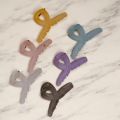 Mini Trendy Cross-Design Hair Claw Clips – Soft Matte Finish. 