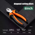Heavy Duty 3 Piece Combination Pliers (Plas) with Soft Grip Handles Tool. 