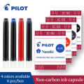 6Pcs/Box Japan Pilot Fountain Pen Ink Bladder IC-50 Waterproof Ink Non-carbon Ink Gall for Smiley Face 78g/88g Fountain Pens. 