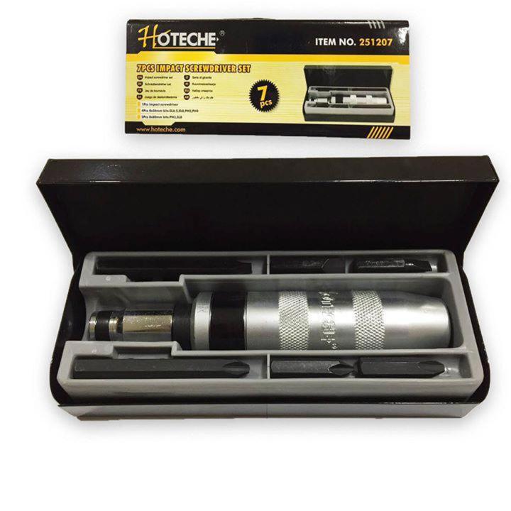 Hoteche 7Pcs Impact Screwdriver Set 251207 - AE