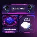 Zero® Arcade Beast Gaming Earbuds | 30-Hour Playtime, ENC Calling Mic, RGB Lighting | Ultra-Low Latency | Best Gaming Earbuds for Mobile & PC Gamers. 