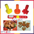Shami kabab maker kabab sancha high quality round shape plastic shami kabab die mold tiki maker. 