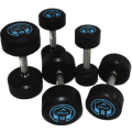 "Enhance Your Workout: Apollo Rubber Dumbbell with Steel Grip Iron Rubber Coating .. 