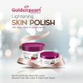 Golden Pearl Skin Polish Jar - Beauty Facial Exfoliating Scrub for Smooth Skin. 