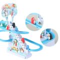 Cute Kids Penguin Race Track Set With 3 Penguins, Lights and Music - E10900. 