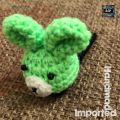 Hair clips / pins - handmade / handwoven / amigurumi crochet girls hair pins / clips - girls hair accessories. 