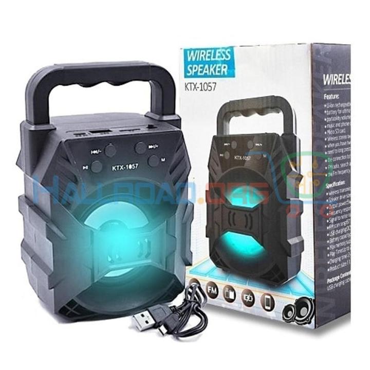 Portable Bluetooth & Rechargeable Speaker with Light + SD Card + USB ...