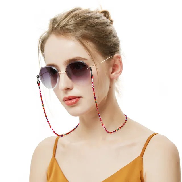 1PCS Colorful Cotton Sunglasses Strap Eyeglass Chain Cord Reading Glasses  Chain String Holder