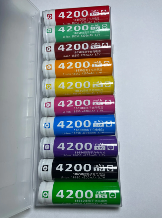 18650 3.7v rechargable 4200 mah lithium ion battery cell 4200mah li-ion batteries high quality