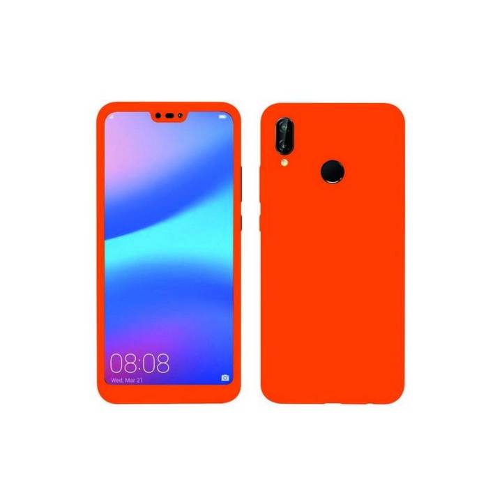 Huawei P20 Lite Orange Matte Mobile Skin