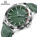 NAVIFORCE Luxury Brand Analog Quartz & Date Leather Straps Waterproof Wrist Watch For Men With Brand Box-NF8023. 