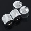 Metal Guitar Dome Knob Control-20x Guitar Dome Knob Control for Fender Tele-Silver. 