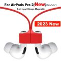 For Apple AirPods Pro 2 3 2 1 Magnetic Strap Silicone Leash Anti-lost Sports Neck Rope Earphone String Lanyard Holder For Xiaomi. 