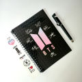 BTS Notebook with BTS Pen, Premium Quality, BTS Army, KPOP, Fully Customized Perfect Gift For Army. 