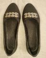 Rubber Nylon Black Khussay for ladies. 