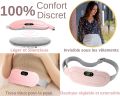 Digital Period Heating Pad & Vibrating Belt | 3 Heat Levels, 4 Massage Modes – Fast Relief for Menstrual Cramps. 