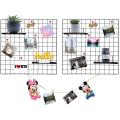 Metal Wire Wall Grid Panels, 2Pack, For Birthday Decor Party Decor Wall Decor Photo Hanging Display and DIY Decor Wall, Grid Photo Wall, Wall Storage. 
