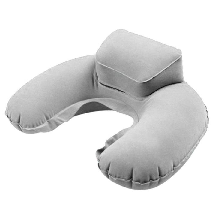 44x29cm U Shape Inflatable Travel Pillow Sleeping Rest Neck Support