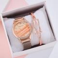 Luxury Fashion Magnetic Women Watches Rose Gold Stainless Steel Mesh Strap Ladies Quartz Wristwatches Minimalist Female Clock. 