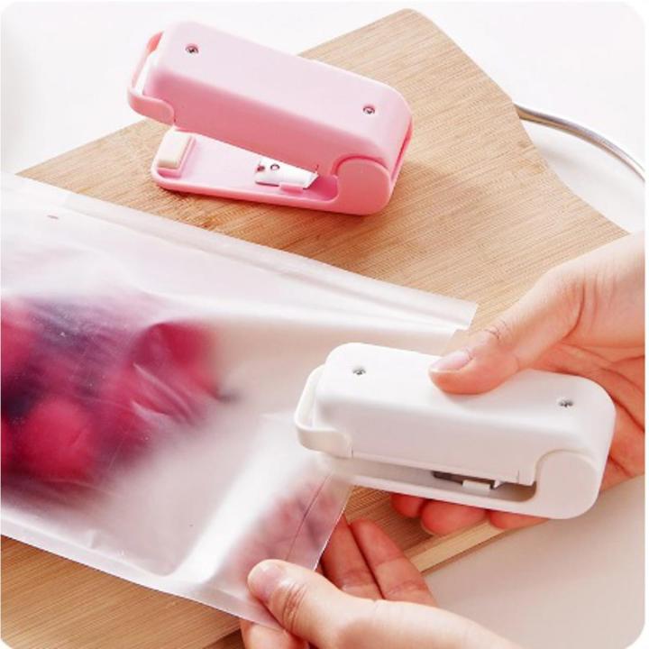 Mini Heat Sealer Bag Sealer Bags Sealer Bag Thermal Plastic Food Sealing Bag Sealer Portable Kitchen Accessories - 1 Piece - ZT