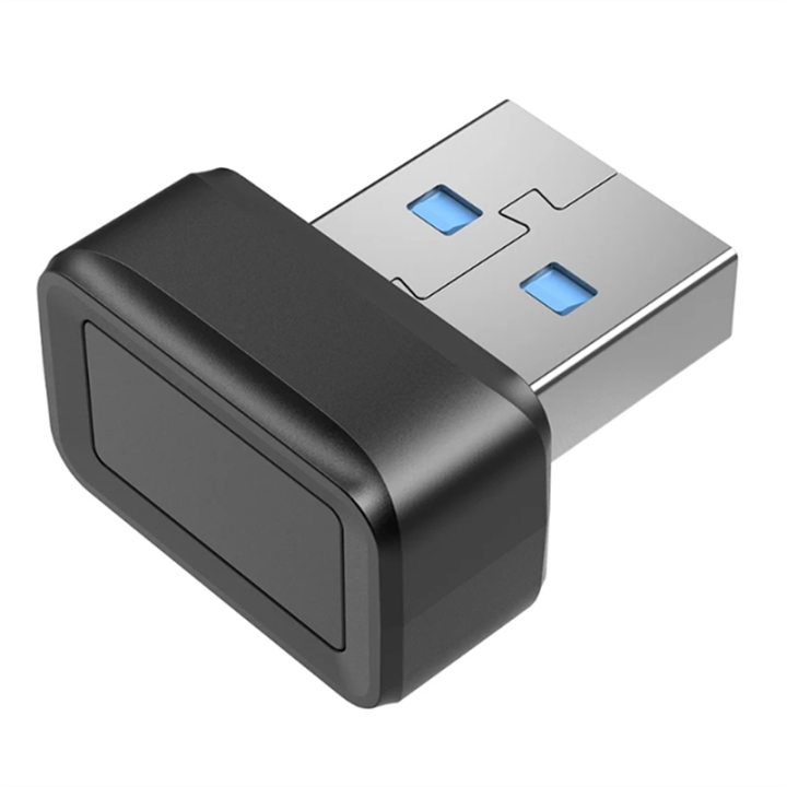 USB Fingerprint Key Reader U2F Biometric Fingerprint Scanner Anti-Spoofing Biometric Security Key Dongle Easy Install
