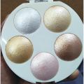 Professional Shiny 3D Makeup Blusher 5 in 1 Highlighter Palette Kit. 