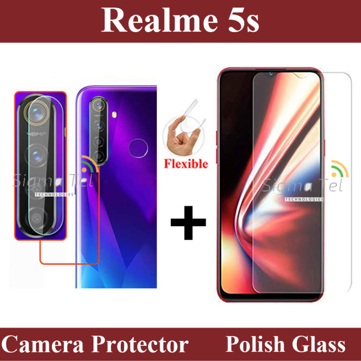 Realme%205s%20Polish%20Tempered%20Glass%20Screen%20Protector%20And%20Back%20Camera%20Protector%202%20in%201%20Combo%20-%20Image%204