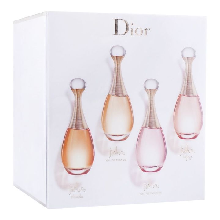 DIOR JADORE LA COLLECTION SET MINI 4PCS (ROUND BOX)