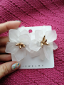 NEW Design Hyperbole Resin Flower Earrings Women Acrylic Big White Orange Green Flower Holiday Party Earrings Gifts ForGirl. 
