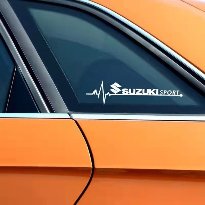 2PCS Car Glass Window Sticker Suzuki Sport, Decals Funny Trunk Stickers Car Sticker, Bike Stickers, Car Accesories