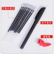 Disappear Ink Magic Joke Ball Pen Invisible Slowly Within One Hour Fading Ball Pens + 10 Pcs Refill Pen Holder Kids Calligraphy Straggle Steipos. 