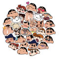 40pcs Cartoon Crayon Shin-chan Stickers cute Japanese animation characters Waterproof Sticker Luggage Skateboard Guitar Laptop Stikers Kid Toy. 