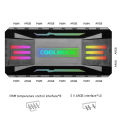 Coolmoon Argb Controller Fan Hub 4pin Pwm 5v 3pin Argb Cooling Fan Smart Remote Control Chassis Radiator For Computer Pc Case. 