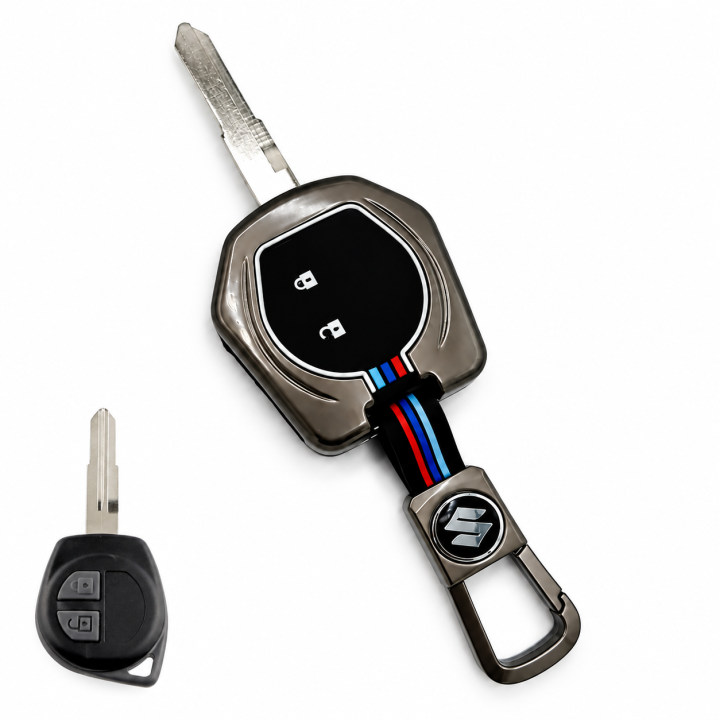 Metal Ally Key Cover For Suzuki Alto, Swift, Wagnor, Cultus And Liana