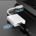 Type C To HDMI Adapter For Macbook MateBook ThinkPad Alienware Huawei HDMI 1080P Adapter Cable USB C to HDMI USB 3.1 Converter. 