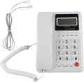 30 Days Warranty Loud Speaker Telephone Set Landline Caller ID Display Desktop Home Hotel Wired Office Landline Telephone Phone LCD Display Screen Redial Flash and Pre Dialing Function Wall Mountable Black Or White. 