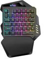 RedThunder G60 2.4Ghz Wireless RGB One-Handed Gaming Keyboard, 35-key Mini Design, Ergonomic Non-slip Comfortable Hand Rest, Rechargeable 2000mAh Battery, Suitable For PC, PS4, PS5, Xbox One.. 