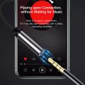 [BlueTooth] BlueWow 09UL Lightning to 3.5mm Jack AUX Phone Cable for iphone 11 pro max 3.5mm Lightning Headphones Audio Adapter Splitter for iphone (support call function). 