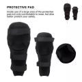Elbow Knee Pad Black For Bikers Safety. 