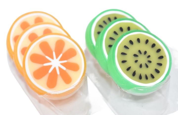 FRUIT ERASER 6PCS BOX STATIONERY SET