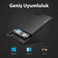 UGreen 60735 USB 3.1 2.5″ Hard Drive Enclosure 6G With USB-A TO USB-C Cable + USB-C TO USB-C Cable. 