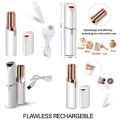 New  Flawless Hair Remover machine Finishing Touch Original  Electric Trimmer Epilator USB cable Rechargeable Gold-Plated Painless Laser Hair Removal Ladies Shaver Trimmer for Women High Quality Pocket Size with Battery Included and automatic light. 