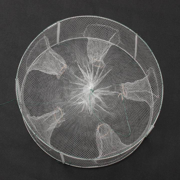 3/4/5 Imports Fishing Pot Net Fish Shrimp Minnow Crab Bait Cast Mesh Trap Cage - 5 im 40cm (5 nozzles 40cm)