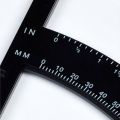 Caliper Tool Tester With Measure Chart for Accurate Skinfold Body Fat Percentage-white. 
