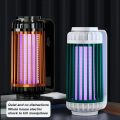 Powerful Uv Bug Zapper, Light-emitting Mosquito Killer Lamp Silent and Safe Indoor Outdoor Insect Control Lamp Killer, Electric Fly Bug, Kitchen Living Room Indoor Bedroom Yard (golden plug) Note random color will be deliver. 