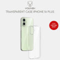YOUSKH IPHONE 16 Plus (6.7) Transparent Case - Youksh iPh 16 Plus (6.7) Transparent Cover - Transparent Soft Shock Proof Jelly Back Cover.. 